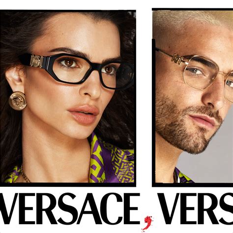 versace clear lens glasses|eyeglasses versace glasses on face.